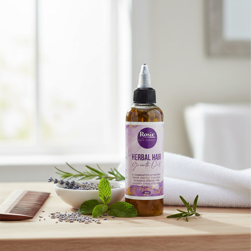 Herbal infused hair growth oil